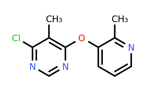 CAS 930093-72-4 | 4-Chloro-5-methyl-6-((2-methylpyridin-3-yl)oxy)pyrimidine