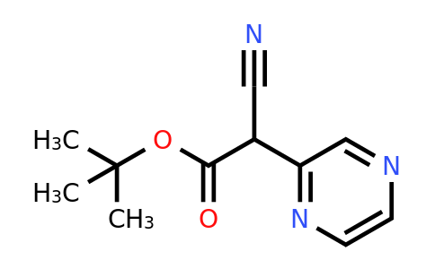 CAS 930395-88-3 | tert-Butyl 2-cyano-2-(pyrazin-2-yl)acetate