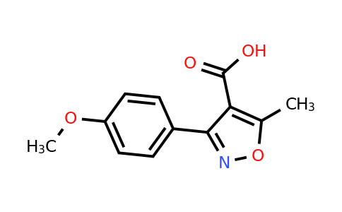 CAS 93041-45-3 | 3-(4-Methoxyphenyl)-5-methylisoxazole-4-carboxylic acid