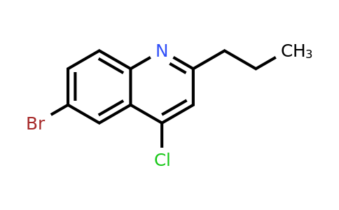 CAS 930570-34-6 | 6-Bromo-4-chloro-2-propylquinoline