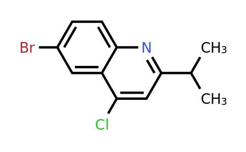 CAS 930570-43-7 | 6-Bromo-4-chloro-2-isopropylquinoline