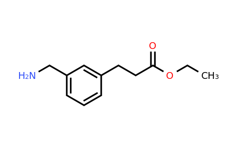 CAS 93071-66-0 | Ethyl 3-(3-(aminomethyl)phenyl)propanoate