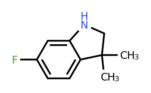 CAS 930790-62-8 | 6-fluoro-3,3-dimethylindoline