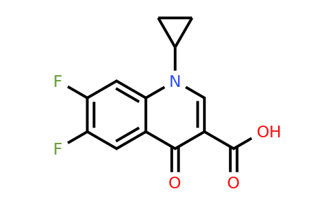 1-Cyclopropyl-6,7-difluoro-4-oxo-1,4-dihydroquinoline-3-carboxylic acid