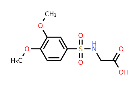 CAS 93129-41-0 | 2-(3,4-Dimethoxyphenylsulfonamido)acetic acid