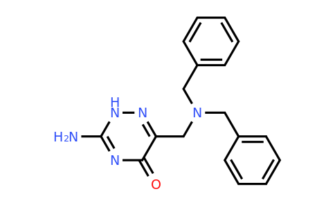 CAS 93206-03-2 | 3-Amino-6-((dibenzylamino)methyl)-1,2,4-triazin-5(2H)-one