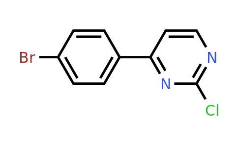 CAS 932162-80-6 | 4-(4-Bromophenyl)-2-chloropyrimidine