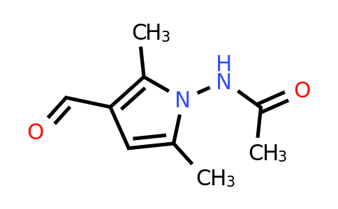 CAS 932186-53-3 | N-(3-Formyl-2,5-dimethyl-1H-pyrrol-1-yl)acetamide