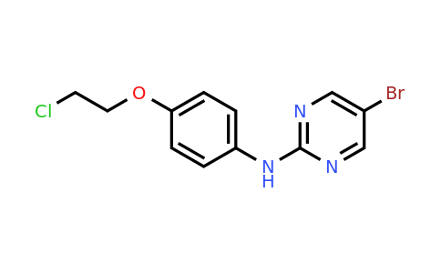 CAS 932405-39-5 | 5-Bromo-N-(4-(2-chloroethoxy)phenyl)pyrimidin-2-amine