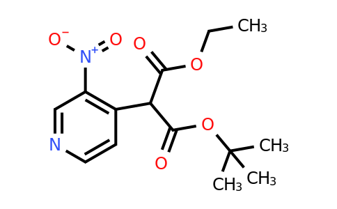 CAS 932702-14-2 | 1-tert-butyl 3-ethyl 2-(3-nitropyridin-4-yl)propanedioate