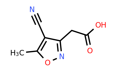 CAS 93276-75-6 | 2-(4-cyano-5-methyl-1,2-oxazol-3-yl)acetic acid