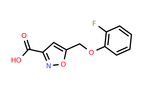 CAS 932780-62-6 | 5-[(2-fluorophenoxy)methyl]-1,2-oxazole-3-carboxylic acid
