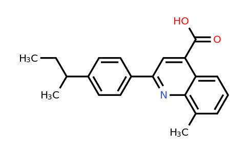 CAS 932796-03-7 | 2-(4-(sec-Butyl)phenyl)-8-methylquinoline-4-carboxylic acid