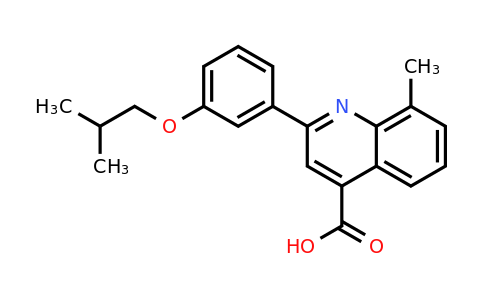 CAS 932796-07-1 | 2-(3-Isobutoxyphenyl)-8-methylquinoline-4-carboxylic acid