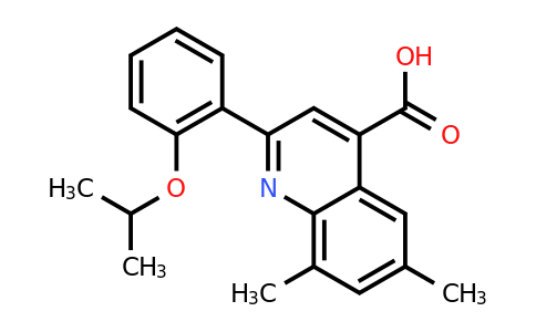 CAS 932796-19-5 | 2-(2-Isopropoxyphenyl)-6,8-dimethylquinoline-4-carboxylic acid