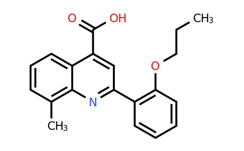 CAS 932841-25-3 | 8-Methyl-2-(2-propoxyphenyl)quinoline-4-carboxylic acid