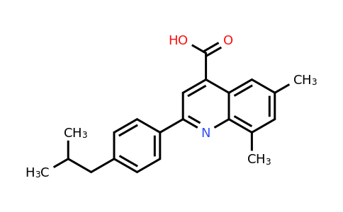 CAS 932841-29-7 | 2-(4-Isobutylphenyl)-6,8-dimethylquinoline-4-carboxylic acid