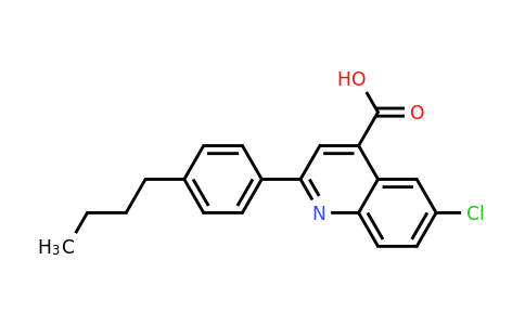 CAS 932841-37-7 | 2-(4-Butylphenyl)-6-chloroquinoline-4-carboxylic acid