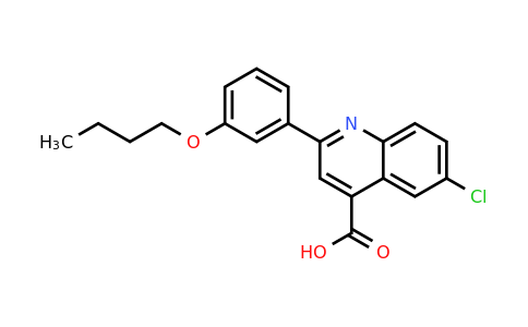 CAS 932841-45-7 | 2-(3-Butoxyphenyl)-6-chloroquinoline-4-carboxylic acid