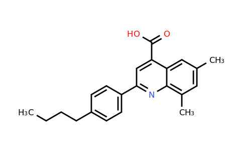 CAS 932886-61-8 | 2-(4-Butylphenyl)-6,8-dimethylquinoline-4-carboxylic acid