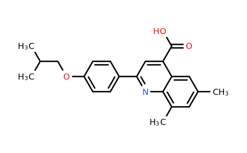 CAS 932886-65-2 | 2-(4-Isobutoxyphenyl)-6,8-dimethylquinoline-4-carboxylic acid