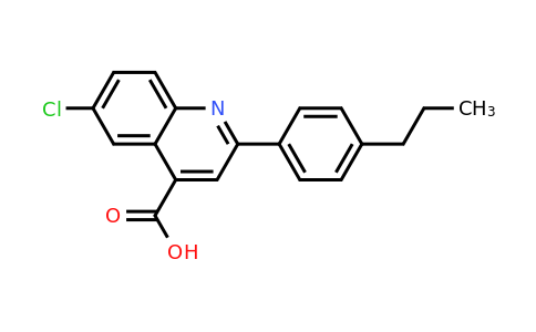CAS 932886-69-6 | 6-Chloro-2-(4-propylphenyl)quinoline-4-carboxylic acid