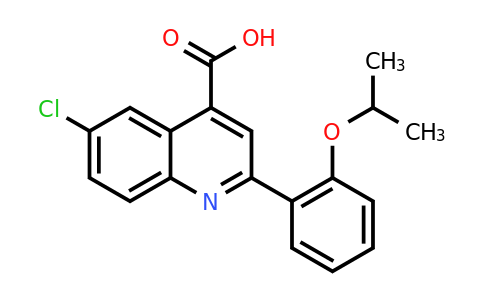 CAS 932886-81-2 | 6-Chloro-2-(2-isopropoxyphenyl)quinoline-4-carboxylic acid