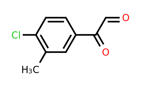 CAS 93290-96-1 | (4-Chloro-3-methyl-phenyl)-oxo-acetaldehyde