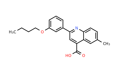 CAS 932928-74-0 | 2-(3-Butoxyphenyl)-6-methylquinoline-4-carboxylic acid