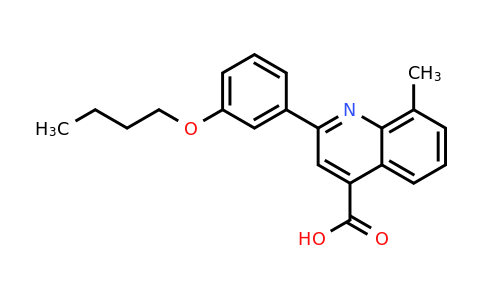 CAS 932928-78-4 | 2-(3-Butoxyphenyl)-8-methylquinoline-4-carboxylic acid