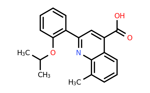 CAS 932928-82-0 | 2-(2-Isopropoxyphenyl)-8-methylquinoline-4-carboxylic acid