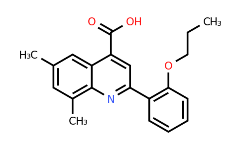 CAS 932928-90-0 | 6,8-Dimethyl-2-(2-propoxyphenyl)quinoline-4-carboxylic acid