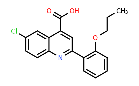CAS 932929-02-7 | 6-Chloro-2-(2-propoxyphenyl)quinoline-4-carboxylic acid