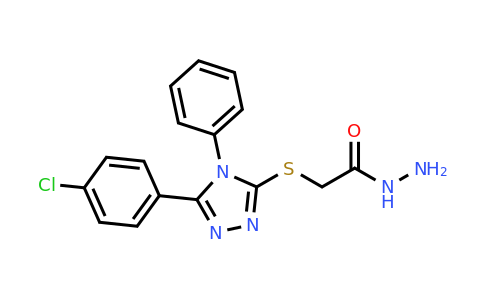 CAS 93300-22-2 | 2-{[5-(4-chlorophenyl)-4-phenyl-4H-1,2,4-triazol-3-yl]sulfanyl}acetohydrazide
