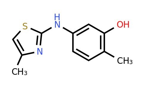 CAS 933045-63-7 | 5-(4-Methylthiazol-2-ylamino)-2-methylphenol