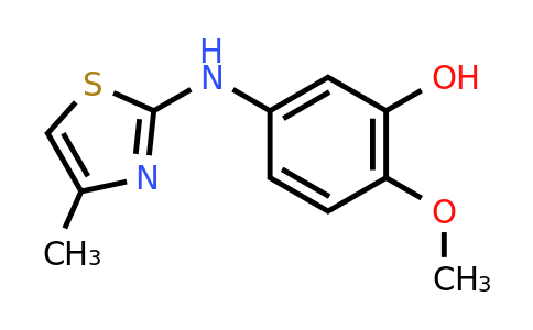 CAS 933045-64-8 | 5-(4-Methylthiazol-2-ylamino)-2-methoxyphenol