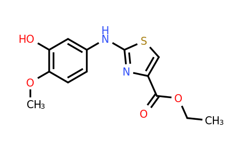 CAS 933045-67-1 | Ethyl 2-(3-hydroxy-4-methoxyphenylamino)thiazole-4-carboxylate