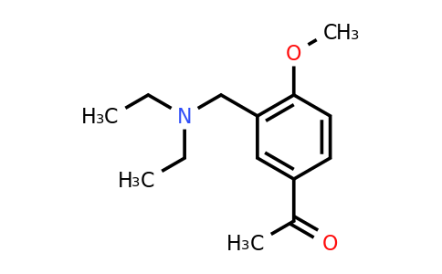CAS 93344-82-2 | 1-(3-((Diethylamino)methyl)-4-methoxyphenyl)ethanone