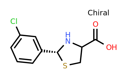 CAS 933484-78-7 | (2R)-2-(3-Chlorophenyl)thiazolidine-4-carboxylic acid