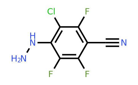 CAS 933674-75-0 | 3-Chloro-2,5,6-trifluoro-4-hydrazinylbenzonitrile