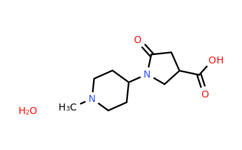 CAS 933691-56-6 | 1-(1-methylpiperidin-4-yl)-5-oxopyrrolidine-3-carboxylic acid hydrate
