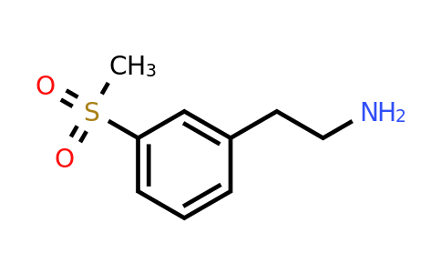 CAS 933696-63-0 | 2-(3-(Methylsulfonyl)phenyl)ethanamine