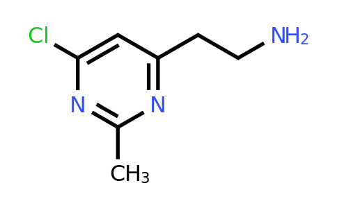 CAS 933702-46-6 | 2-(6-Chloro-2-methylpyrimidin-4-YL)ethanamine