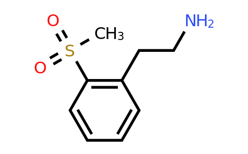 CAS 933705-18-1 | 2-(2-(Methylsulfonyl)phenyl)ethanamine
