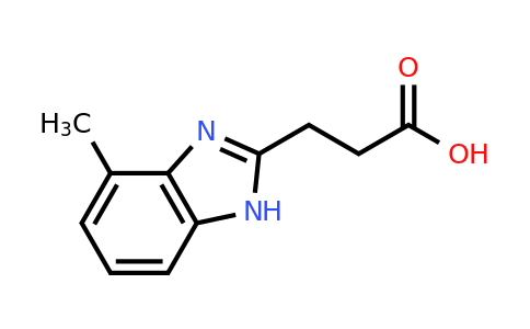 CAS 933707-71-2 | 3-(4-methyl-1H-1,3-benzodiazol-2-yl)propanoic acid