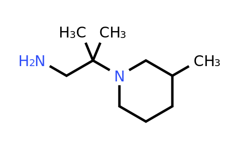 CAS 933713-01-0 | 2-Methyl-2-(3-methylpiperidin-1-yl)propan-1-amine