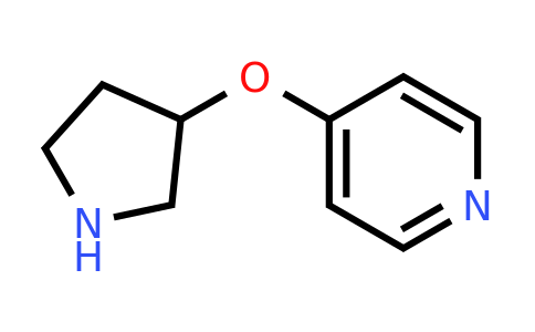 CAS 933716-88-2 | 4-(Pyrrolidin-3-yloxy)-pyridine