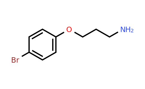 CAS 933717-18-1 | 3-(4-Bromophenoxy)propan-1-amine
