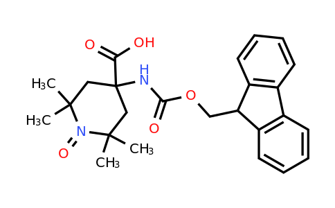 CAS 93372-25-9 | 4-((((9H-fluoren-9-yl)methoxy)carbonyl)amino)-2,2,6,6-tetramethyl-1-oxo-1l4-piperidine-4-carboxylic acid