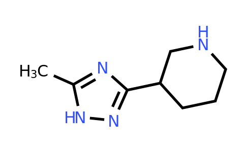 CAS 933725-10-1 | 3-(5-methyl-1H-1,2,4-triazol-3-yl)piperidine